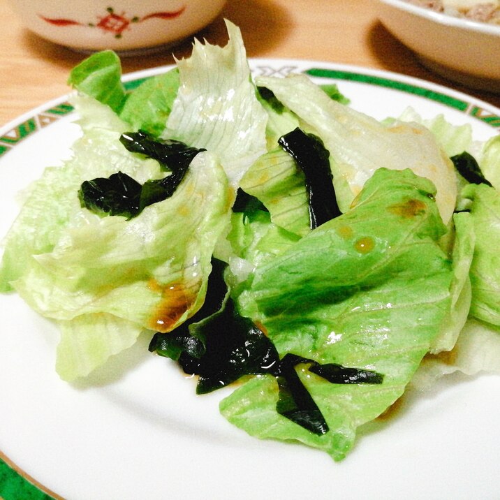 レタス わかめ サラダ わかめ サラダ レタス